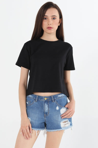 Boxy Tee With Knot Detail