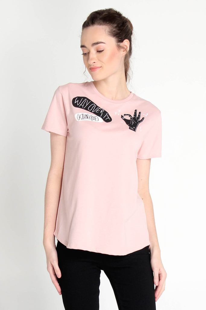 Tee With Graphic Print