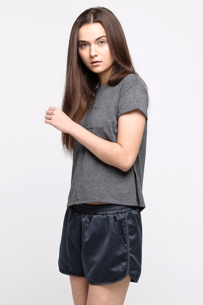 Boxy Tee With Pocket