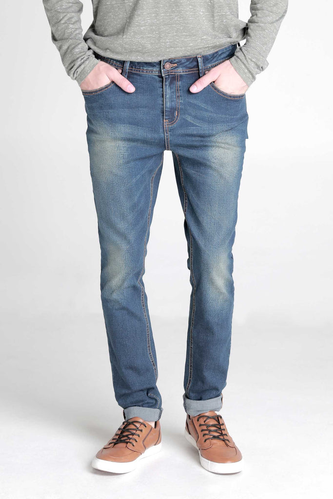Skinny Fit 5-Pocket Jeans With Zipper Fly