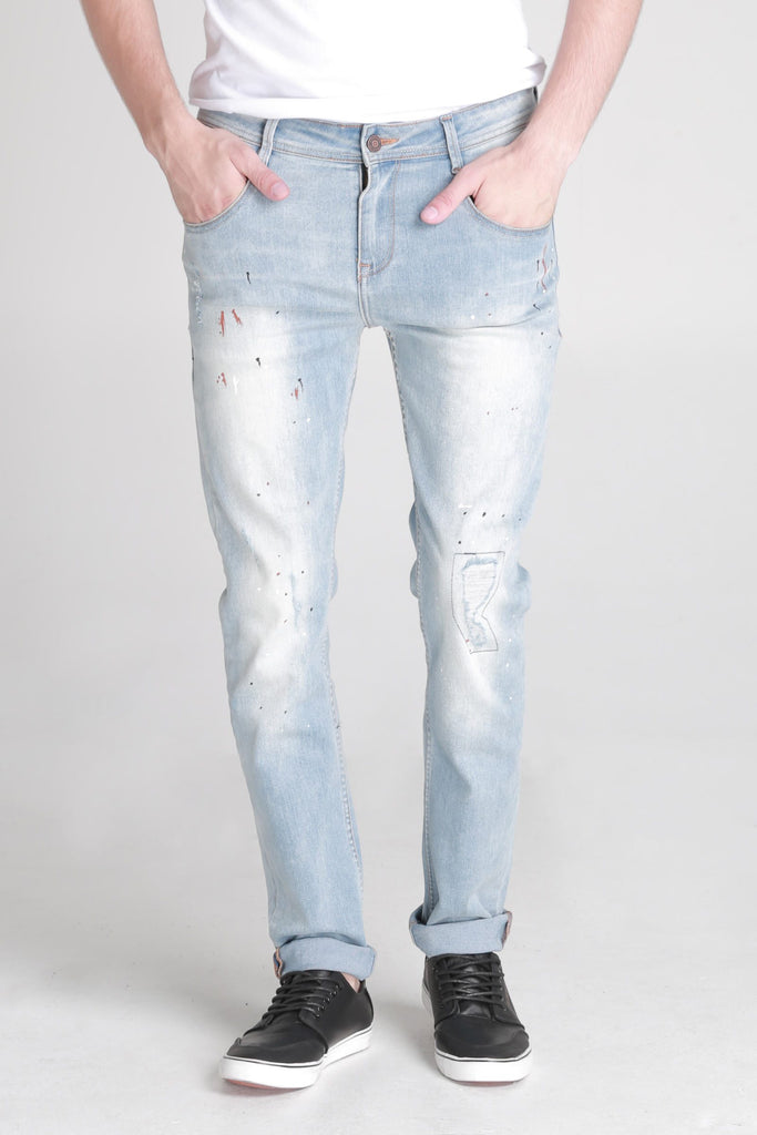 Skinny Fit 5-Pocket Jeans With Side Zip Detail