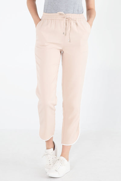 Track Pants With Contrast Piping