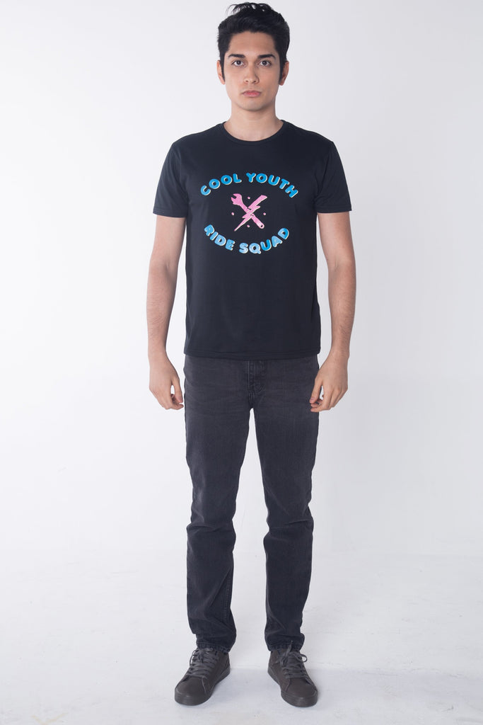 Semi Fit Tee With Graphic Print
