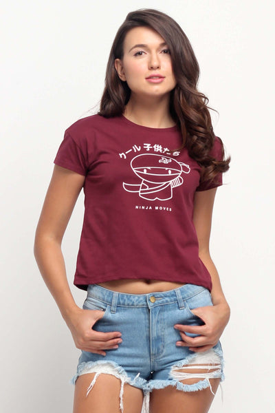 Boxy Fit Tee With Graphic Print