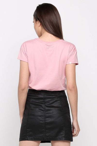 Boxy Tee With Graphic Print