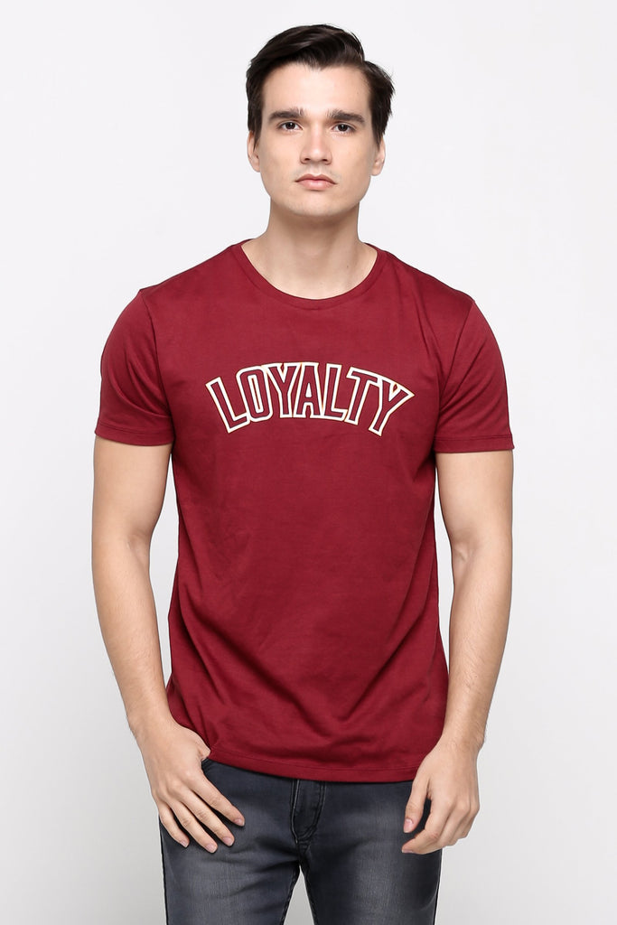 Semi Fit Tee With Graphic Print
