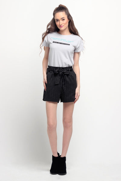 Boxy Fit Tee With Graphic Print