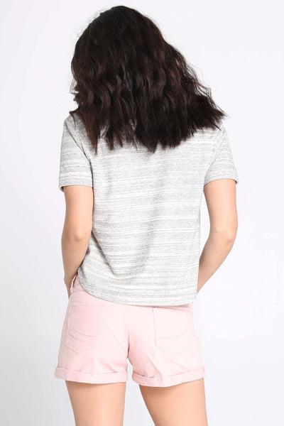 Boxy Tee with Graphic Print