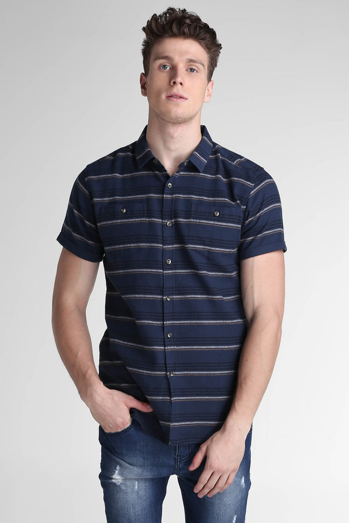 Flannel Shirt With All-Over Print