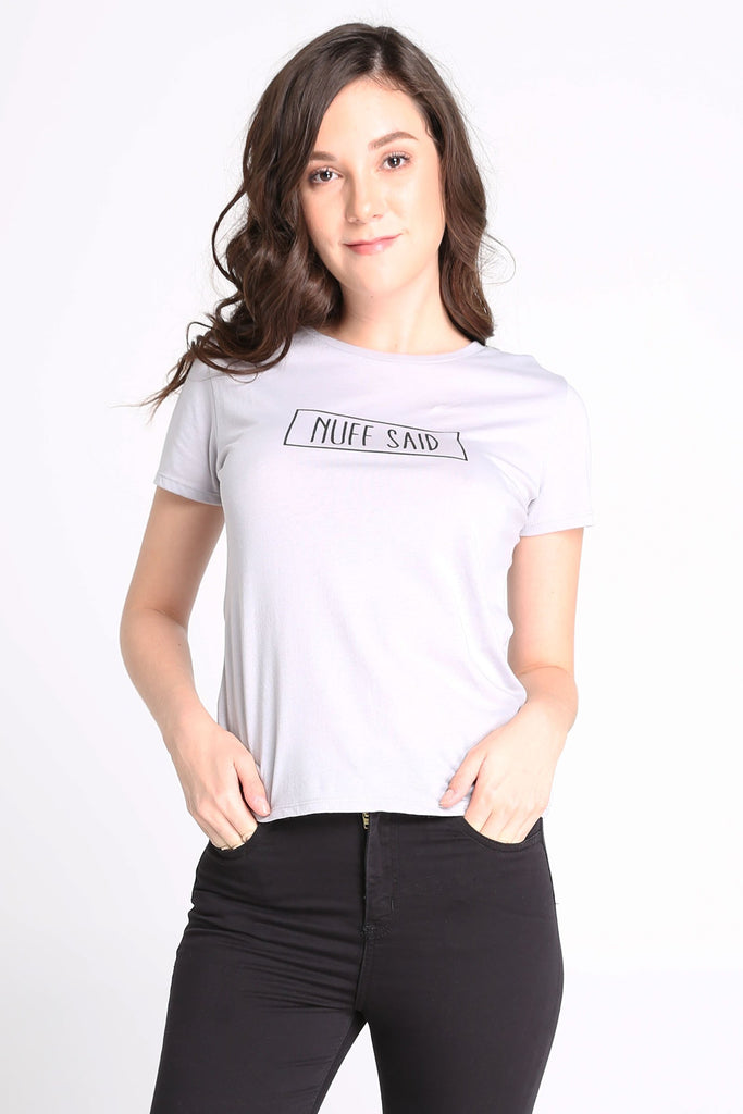 Semi Fit Tee With Graphic Print