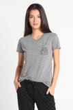 Semi Fit Tee With Pocket Embroidery