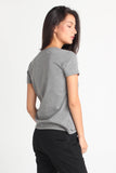 Semi Fit Tee With Pocket Embroidery