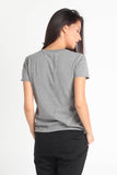 Semi Fit Tee With Pocket Embroidery
