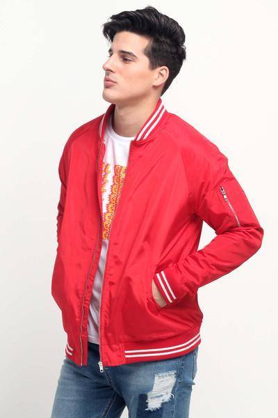 Nylon Bomber Jacket