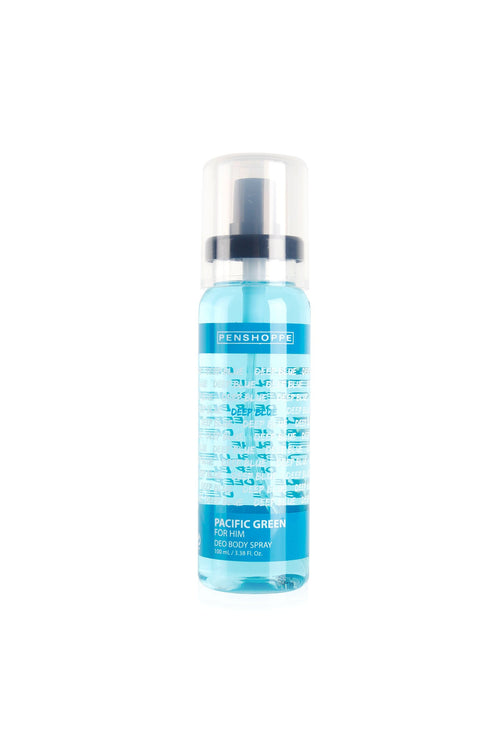 Penshoppe Deep Blue Pacific Green Body Spray For Men 100ML