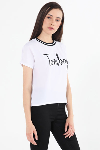Crepe Shirt With Embroidery