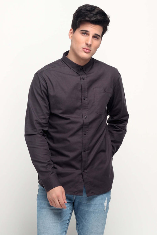 Oxford Shirt With Pocket Detail