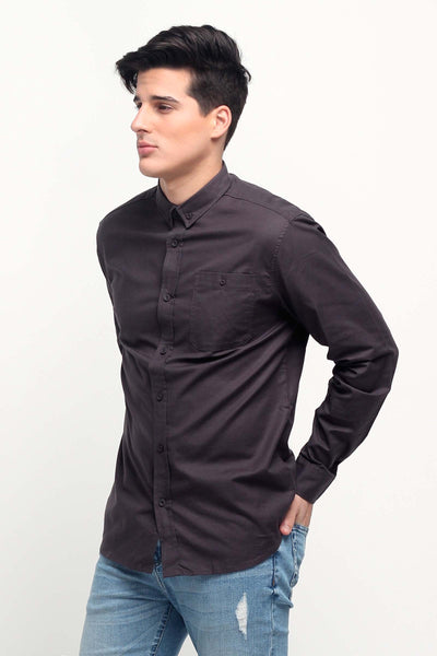 Oxford Shirt With Pocket Detail