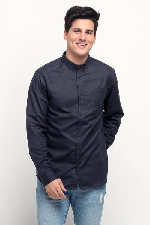 Oxford Shirt With Pocket Detail