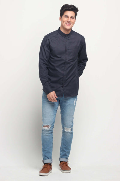 Oxford Shirt With Pocket Detail