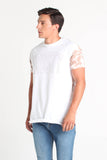 Relaxed Fit Tee With Color Blocking