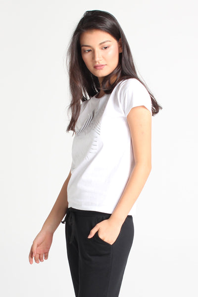 Relaxed Fit Tee With Graphic Print