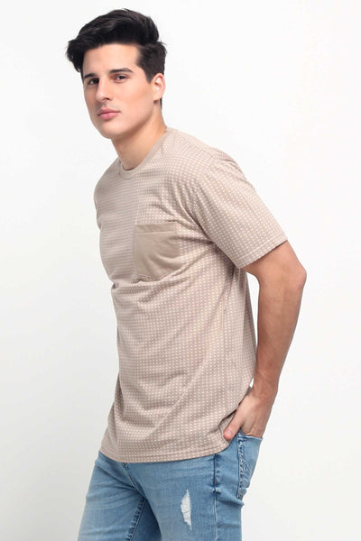 Relaxed Fit Tee With Pocket Detail