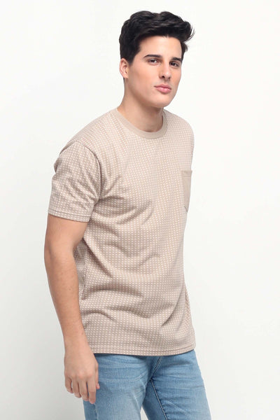 Relaxed Fit Tee With Pocket Detail
