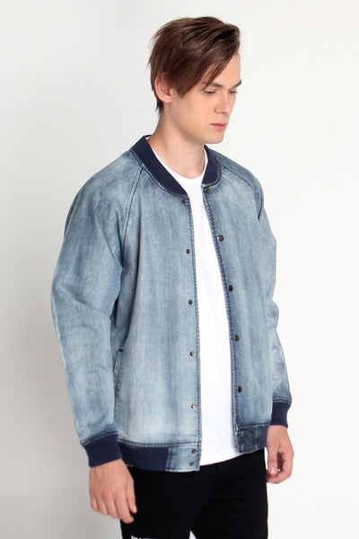 Denim Bomber Jacket