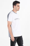 Relaxed Fit Tee With Color Blocking