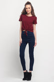 Mid Length Top With Tie Front Detail