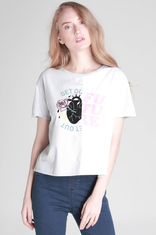 Regular Fit Tee With Graphic Print