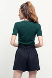 Ribbed Semi Fit Tee