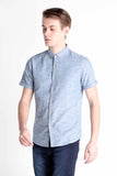 Dobby Shirt With Button-Down Collar