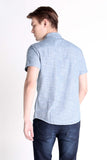 Dobby Shirt With Button-Down Collar