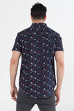 Poplin Shirt With All-Over Print