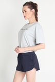 Boyfriend Fit Tee With Embroidery