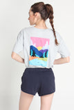 Boyfriend Fit Tee With Embroidery