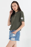 Relaxed Fit Tee With Graphic Print