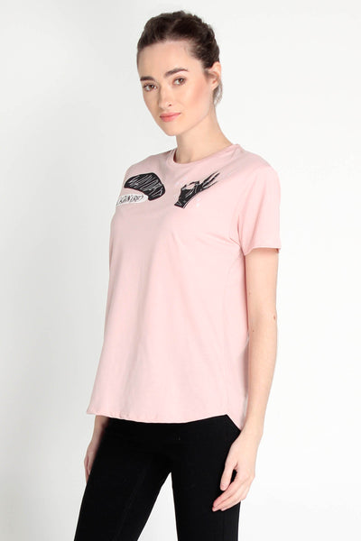 Tee With Graphic Print