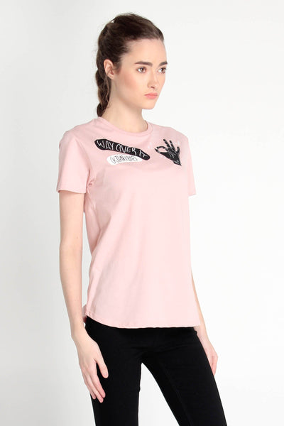 Tee With Graphic Print
