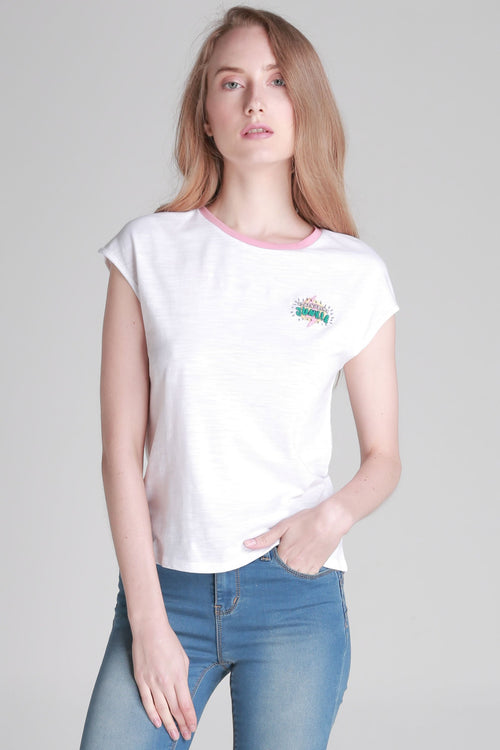Regular Fit Tee With Graphic Print