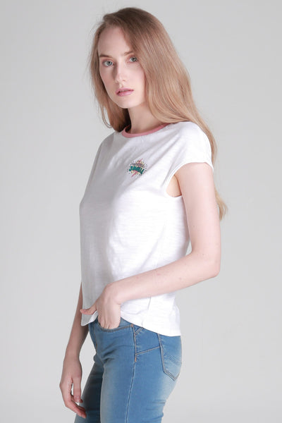 Regular Fit Tee With Graphic Print