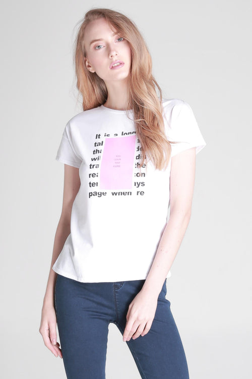 Regular Fit Tee With Graphic Print