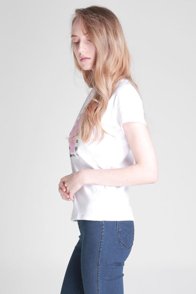 Regular Fit Tee With Graphic Print