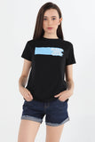 Regular Fit Tee With High Density Graphic Print