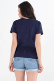 Regular Fit Tee With High Density Graphic Print