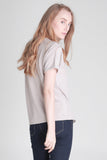 Semi Fit Tee With Side Slit