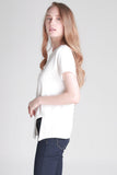 Semi Fit Tee With Side Slit
