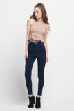 Ribbed Tank Top With Ruffled Hem